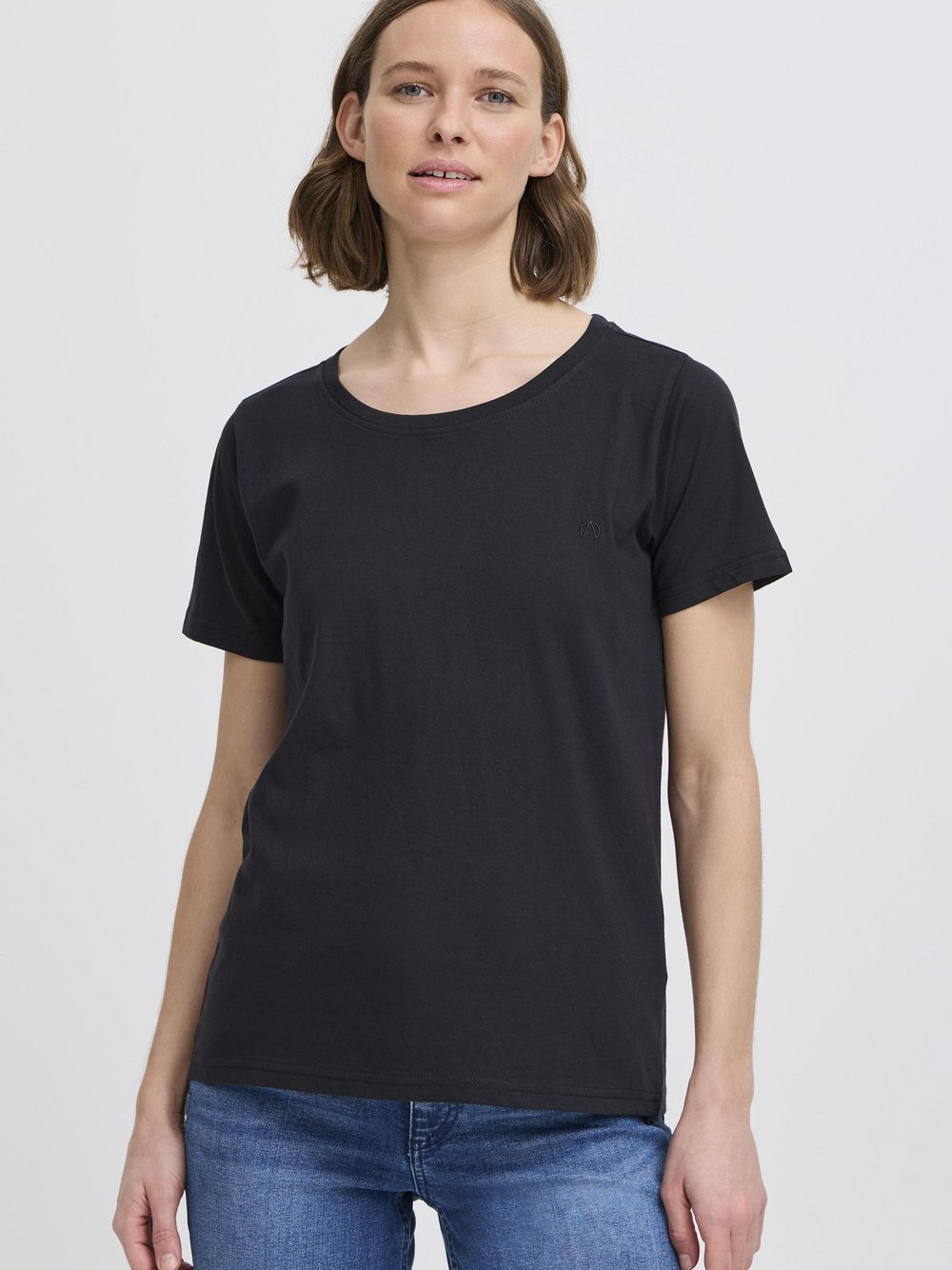 North Bend Rundhalsshirt Damen Baumwolle