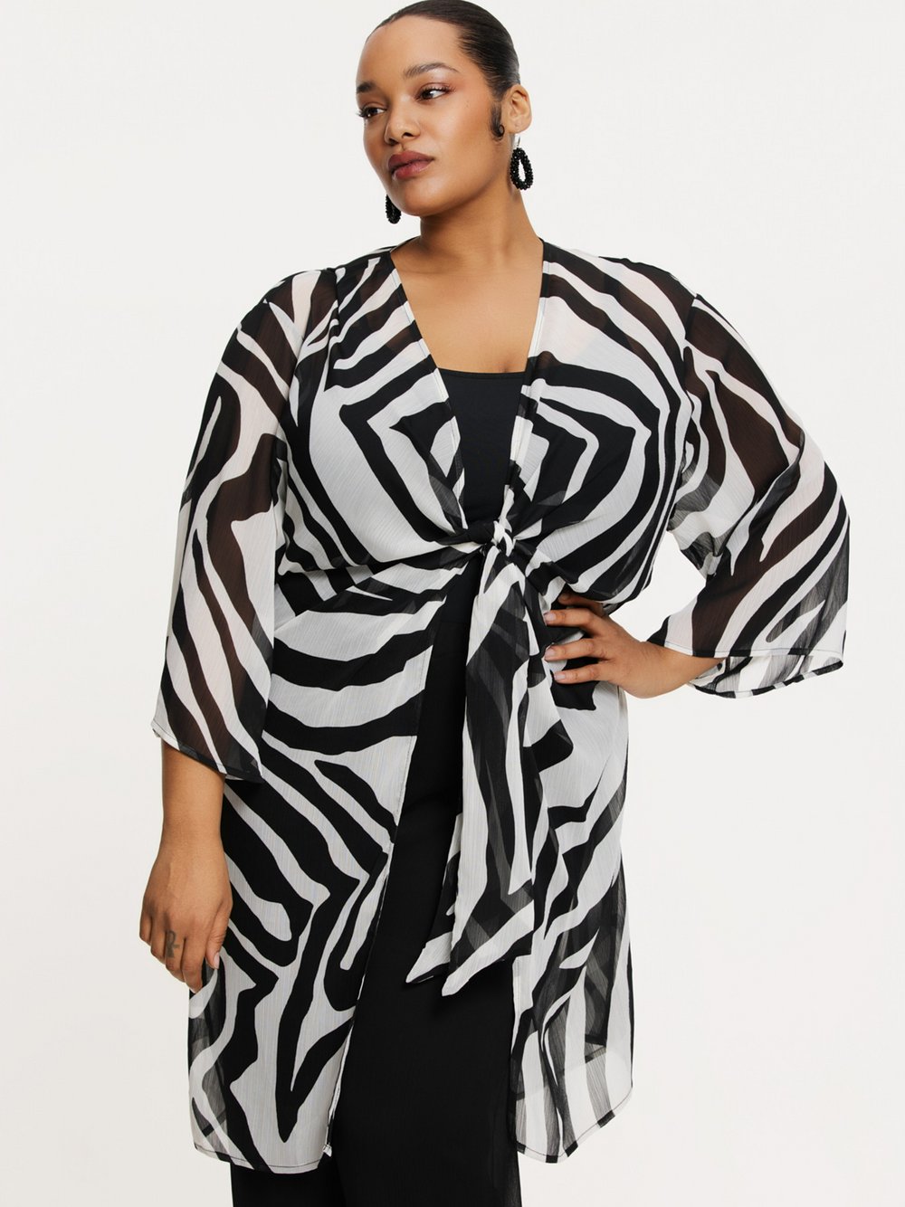 YOEK Strickjacke Damen bedruckt