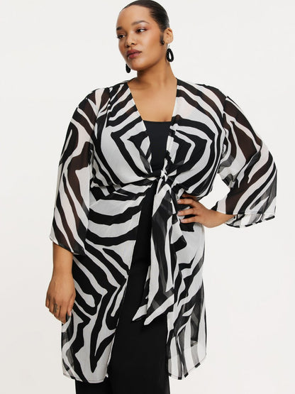 YOEK Strickjacke Damen bedruckt