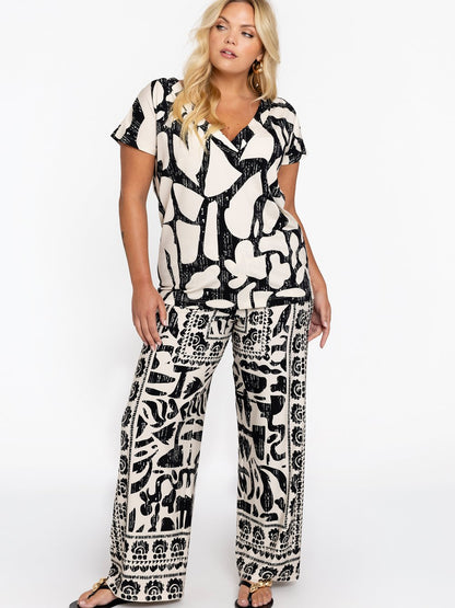 YOEK Hose Damen bedruckt