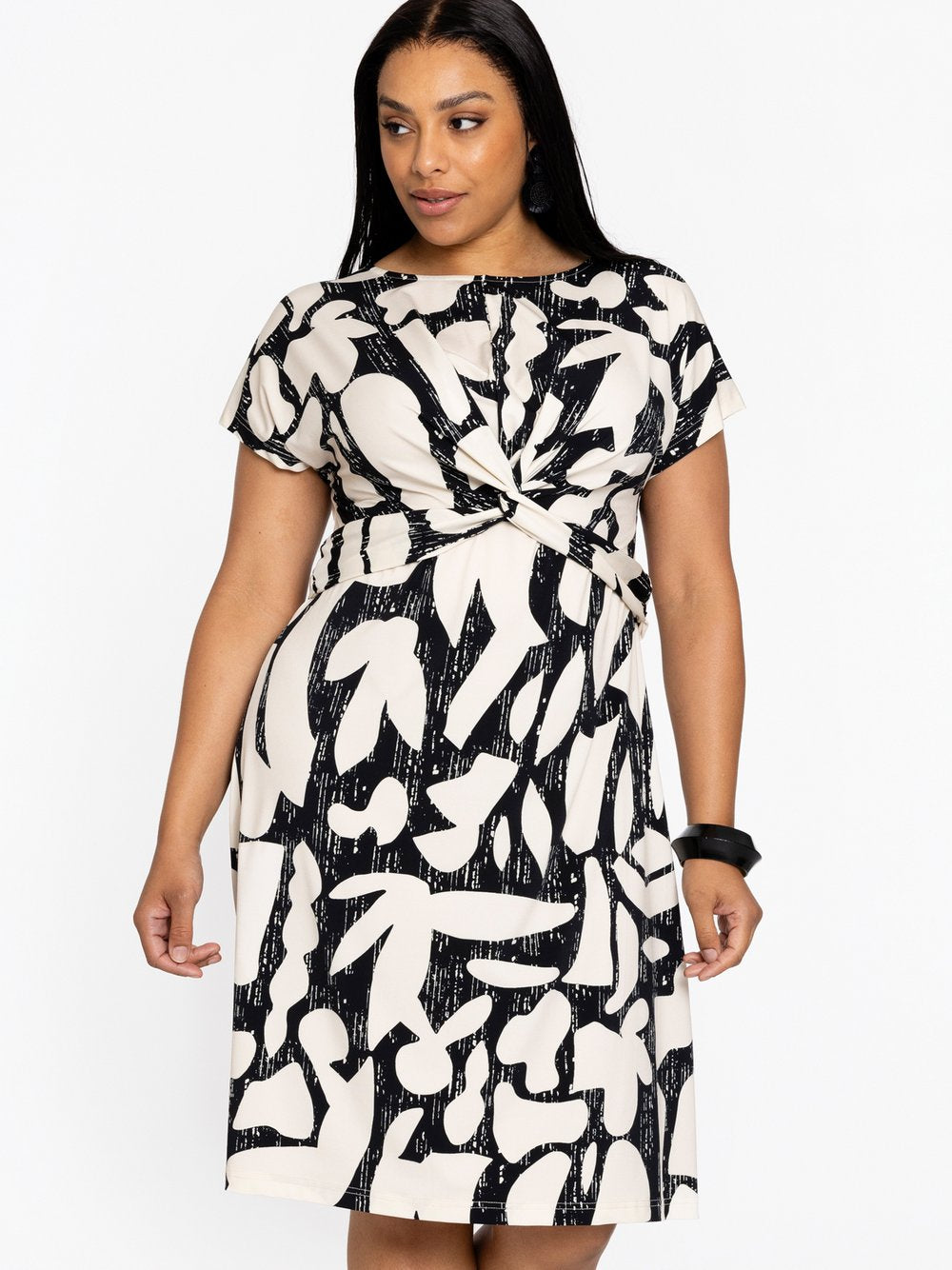 YOEK Kleid Damen bedruckt