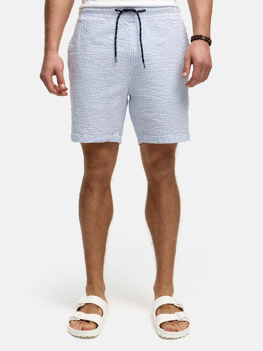 Indicode Shorts Herren Baumwolle gestreift