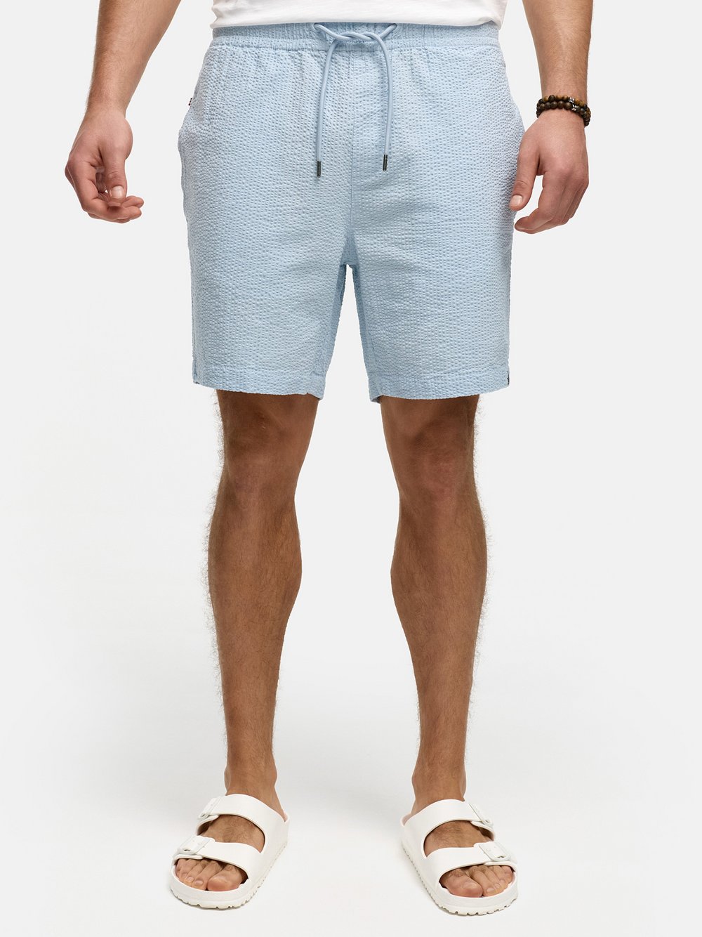 Indicode Shorts Herren Baumwolle gestreift
