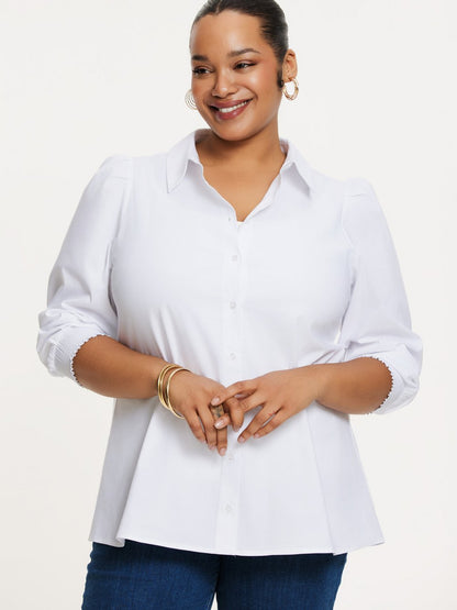 YOEK Bluse Damen Baumwolle