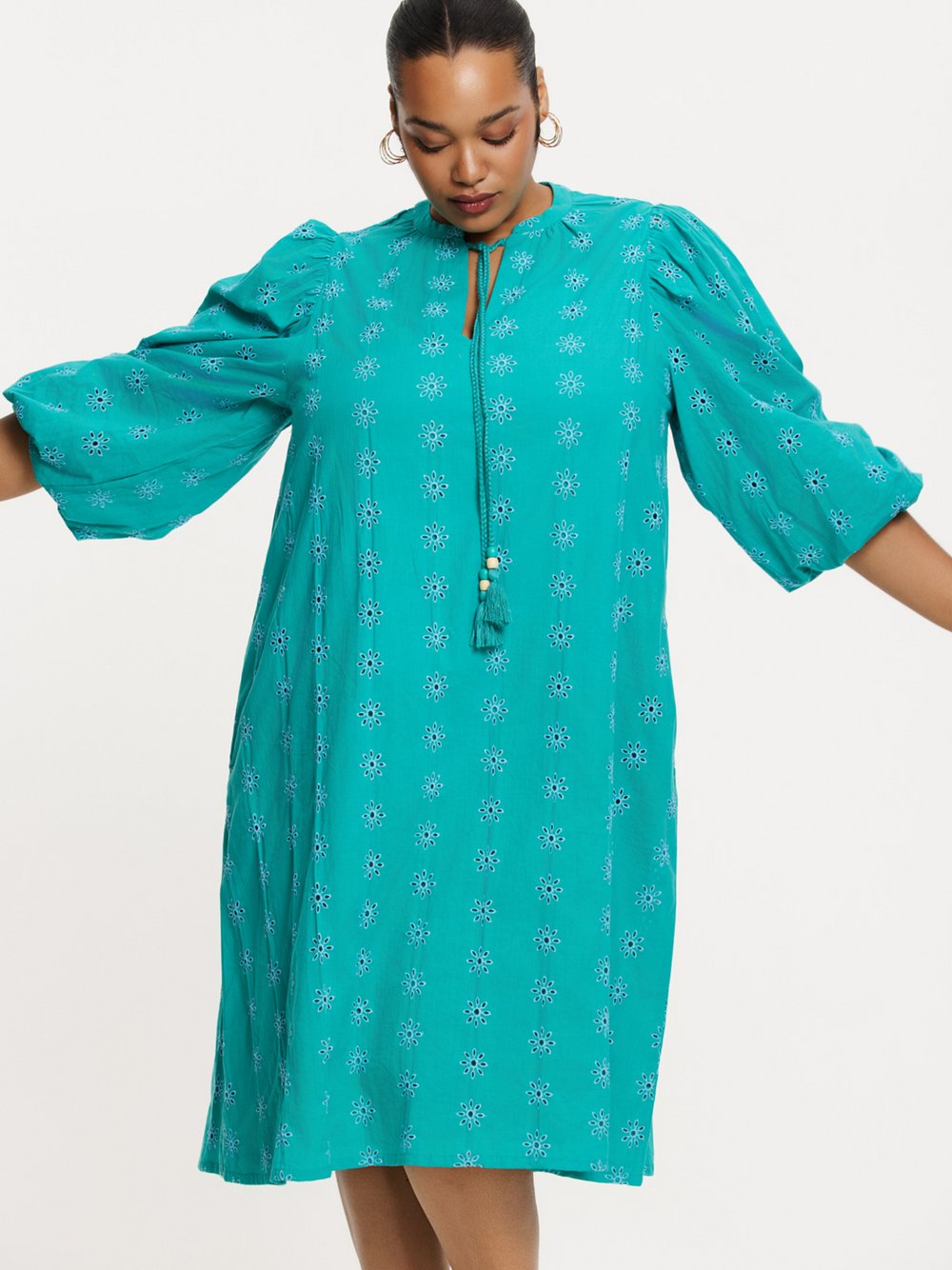 YOEK Kleid Damen Baumwolle