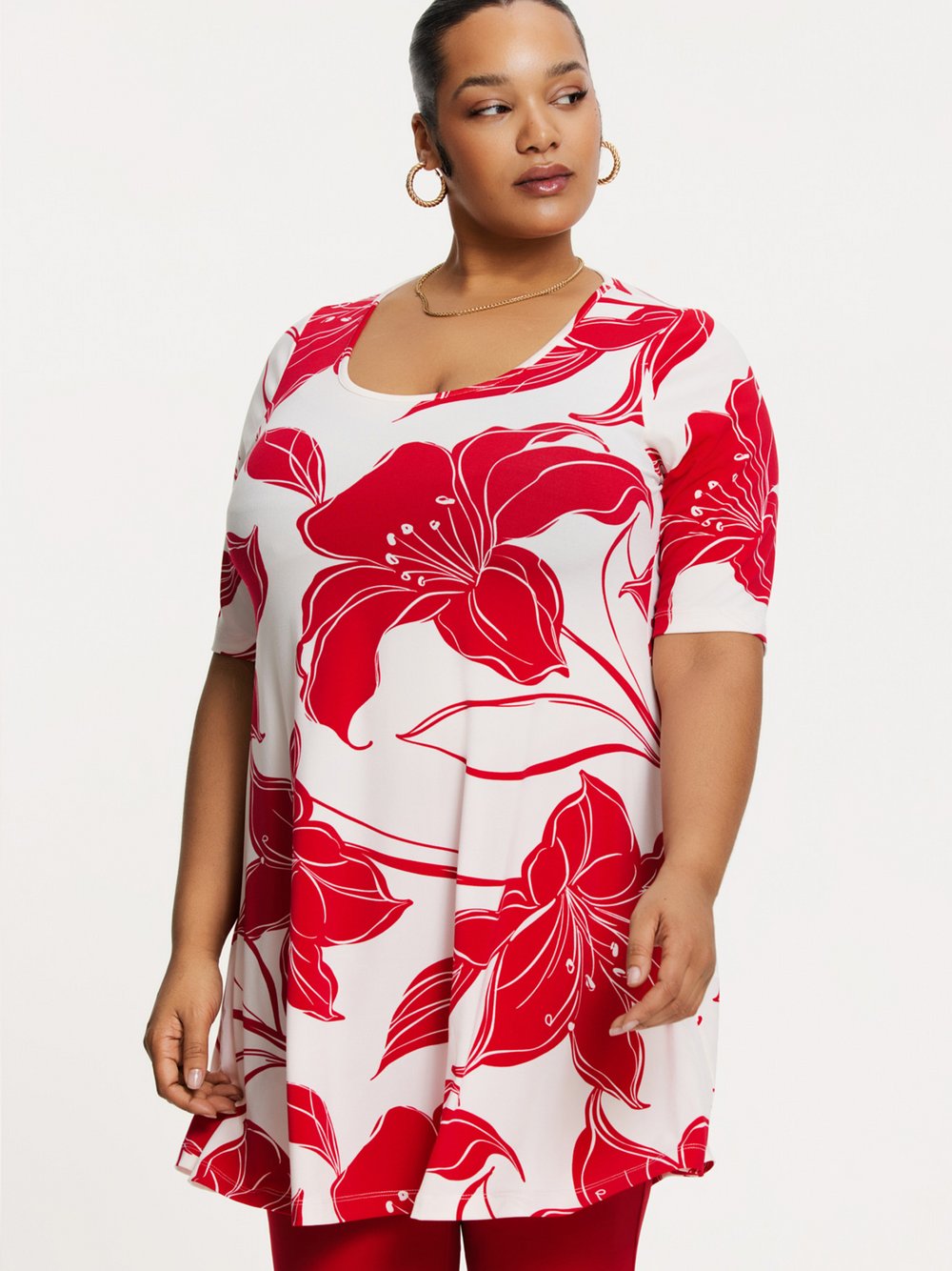 YOEK Tunika Damen bedruckt