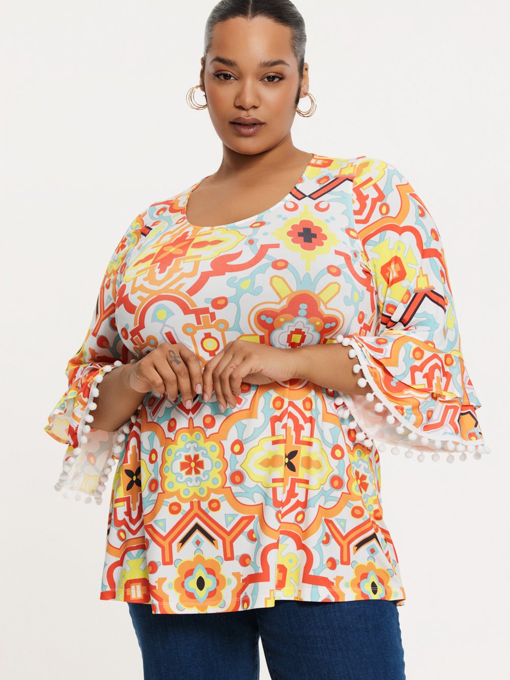 YOEK Tunika Damen bedruckt