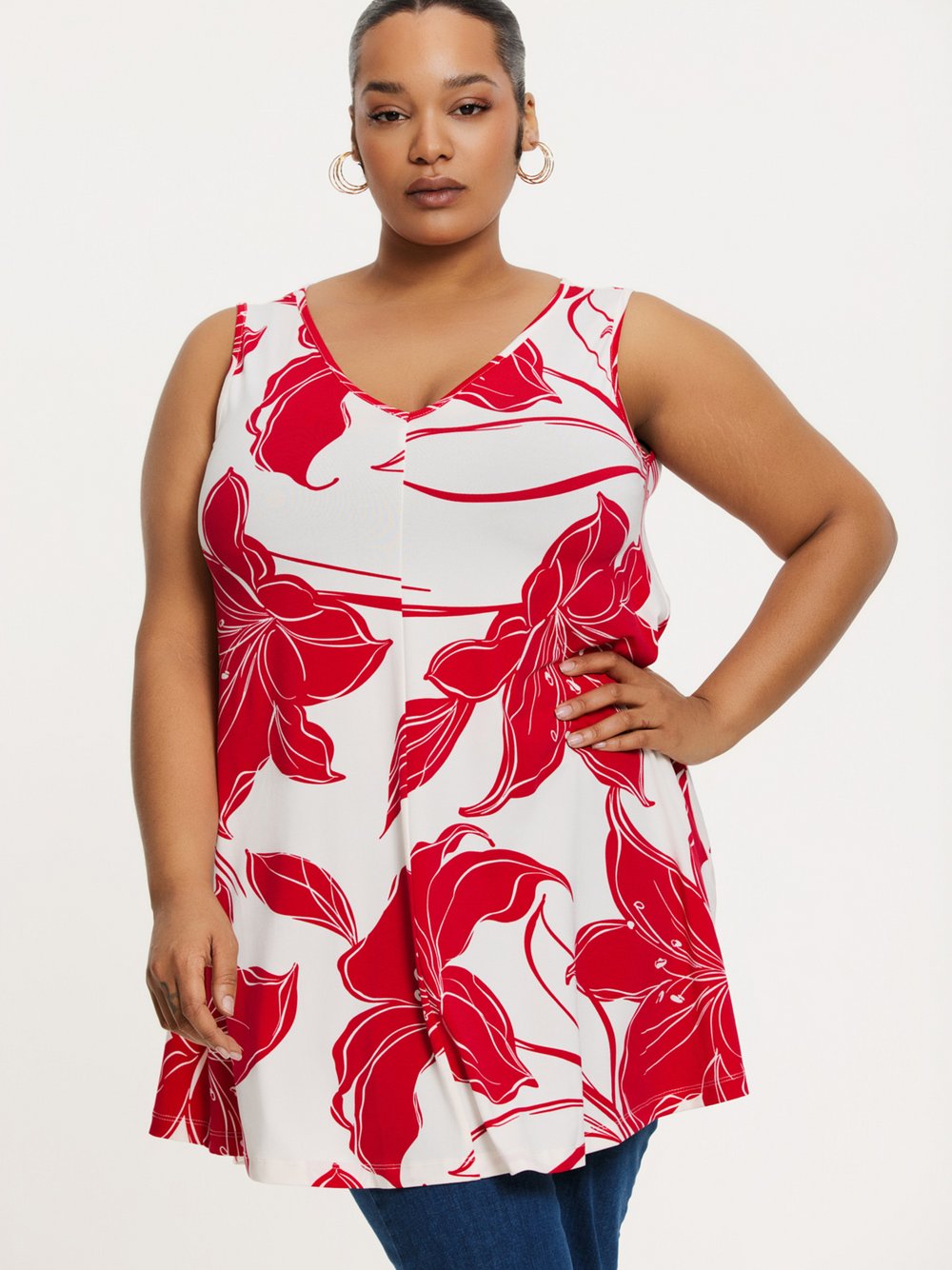 YOEK Top Damen bedruckt