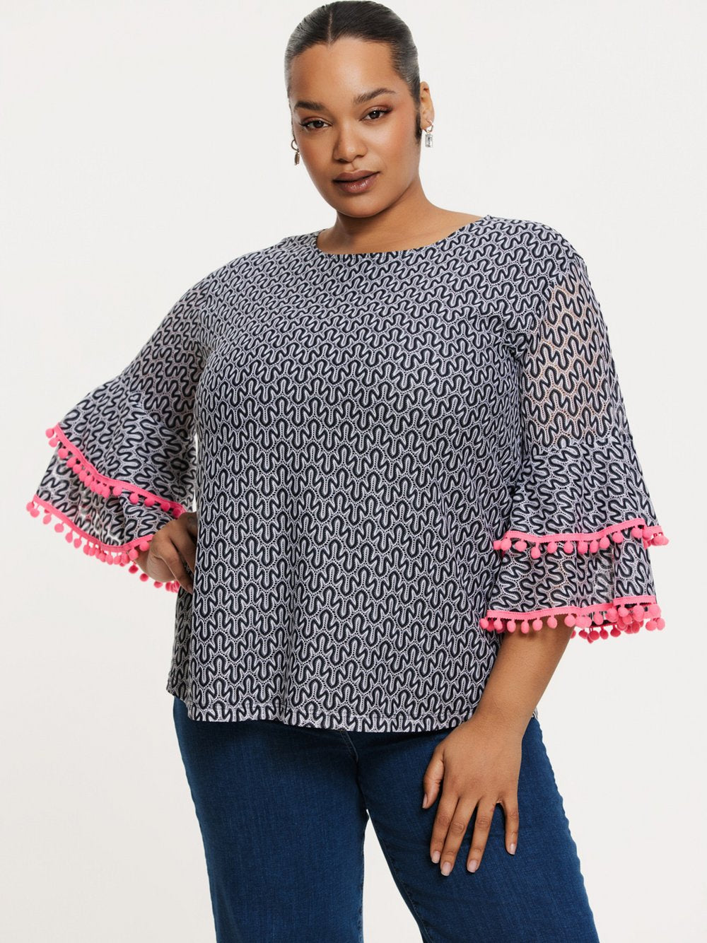 YOEK Tunika Damen bedruckt