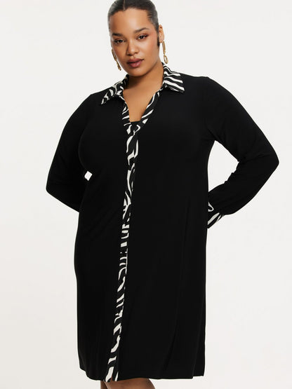 YOEK Kleid Damen bedruckt