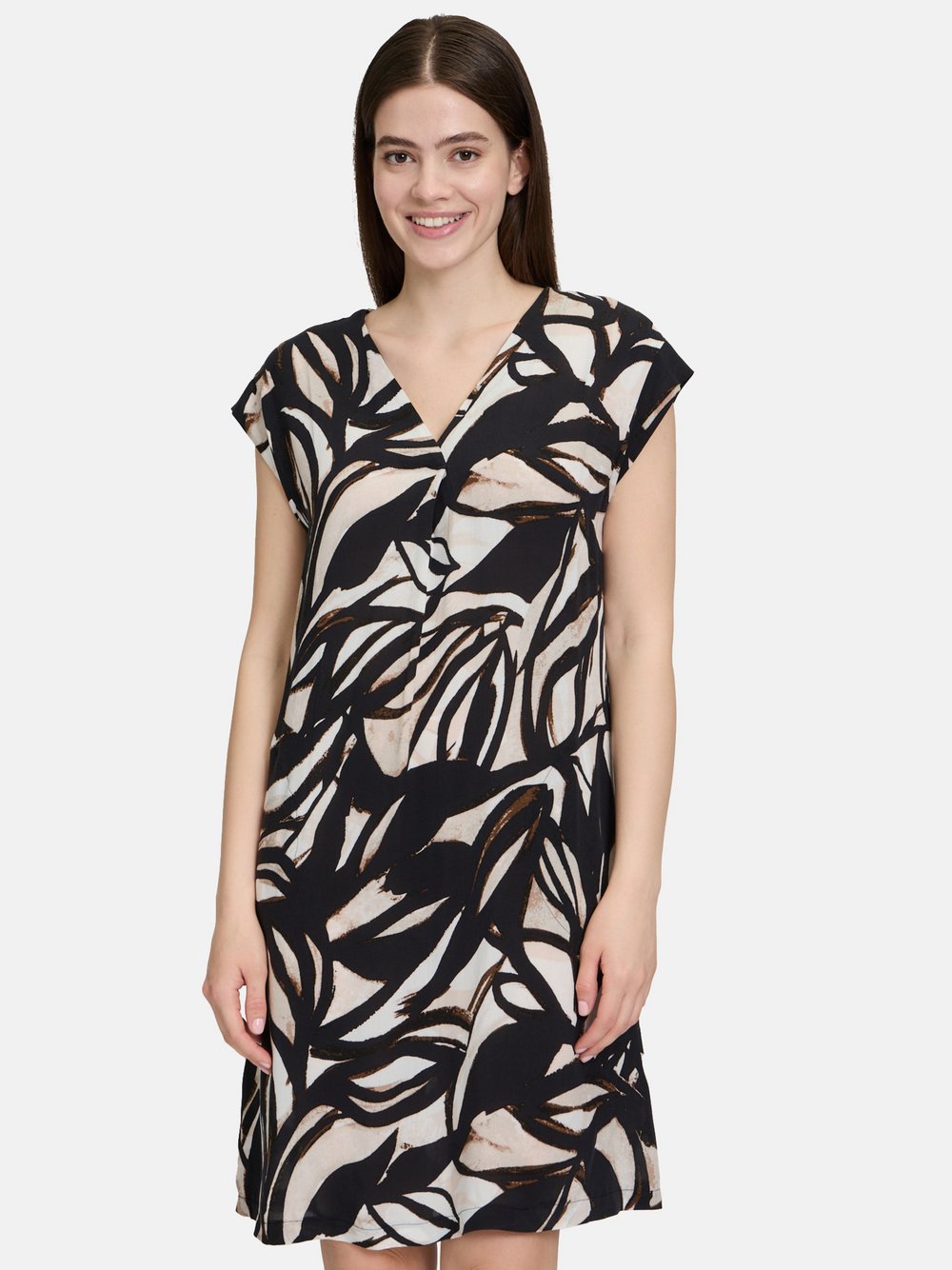 Betty & Co Casual-Kleid Damen Viskose gemustert