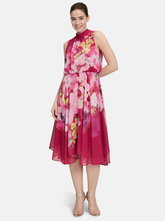 Vera Mont Chiffonkleid Damen gemustert