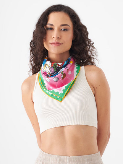 Codello Tuch Damen Seide bedruckt