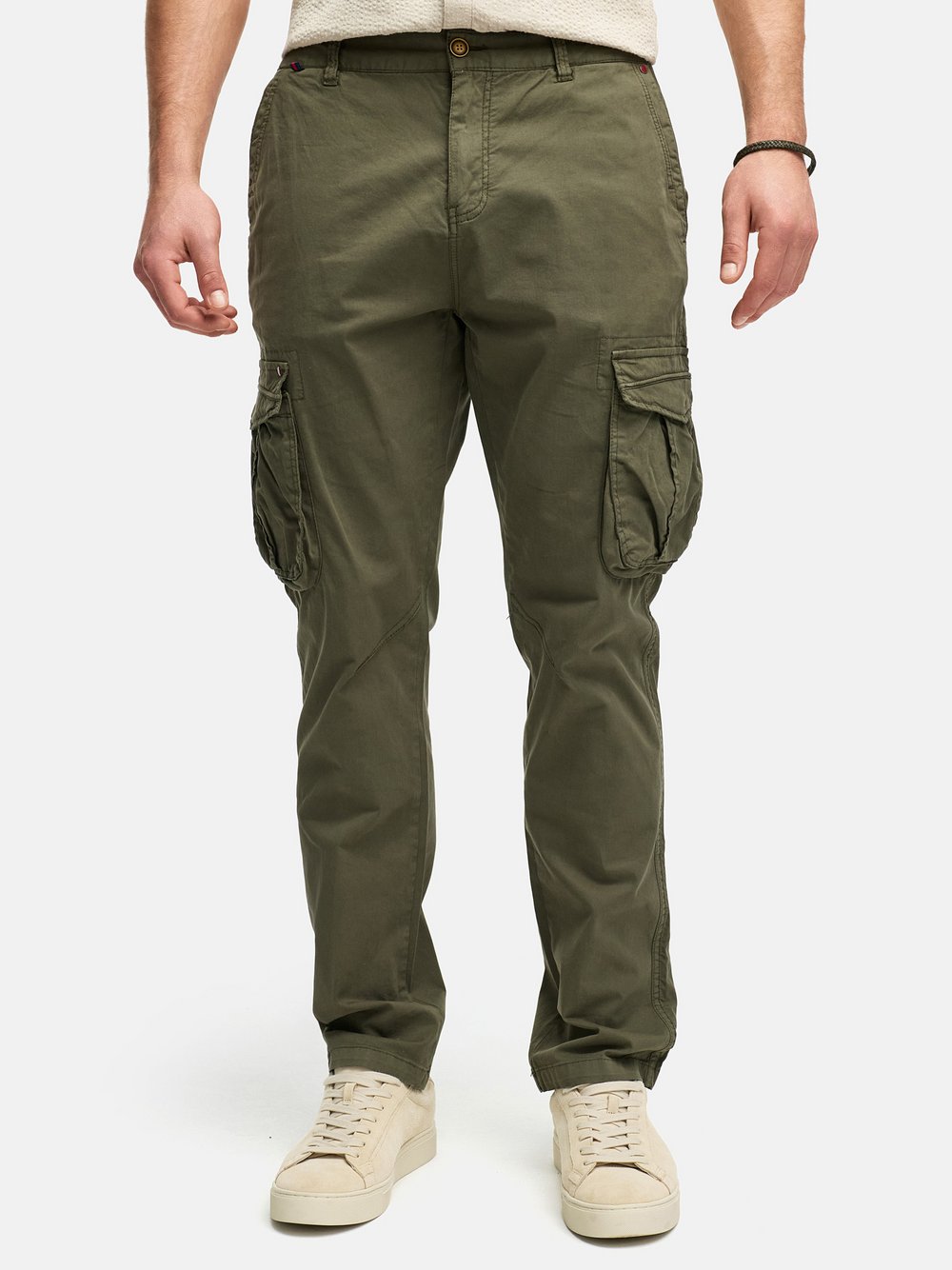 Indicode Cargohose Herren Baumwolle