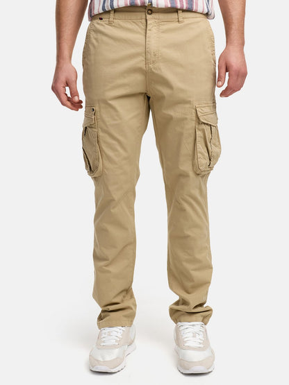Indicode Cargohose Herren Baumwolle