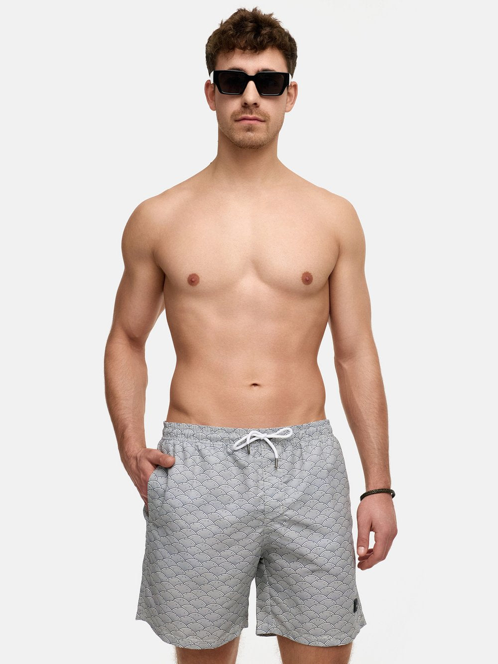 Indicode Badehose Herren bedruckt