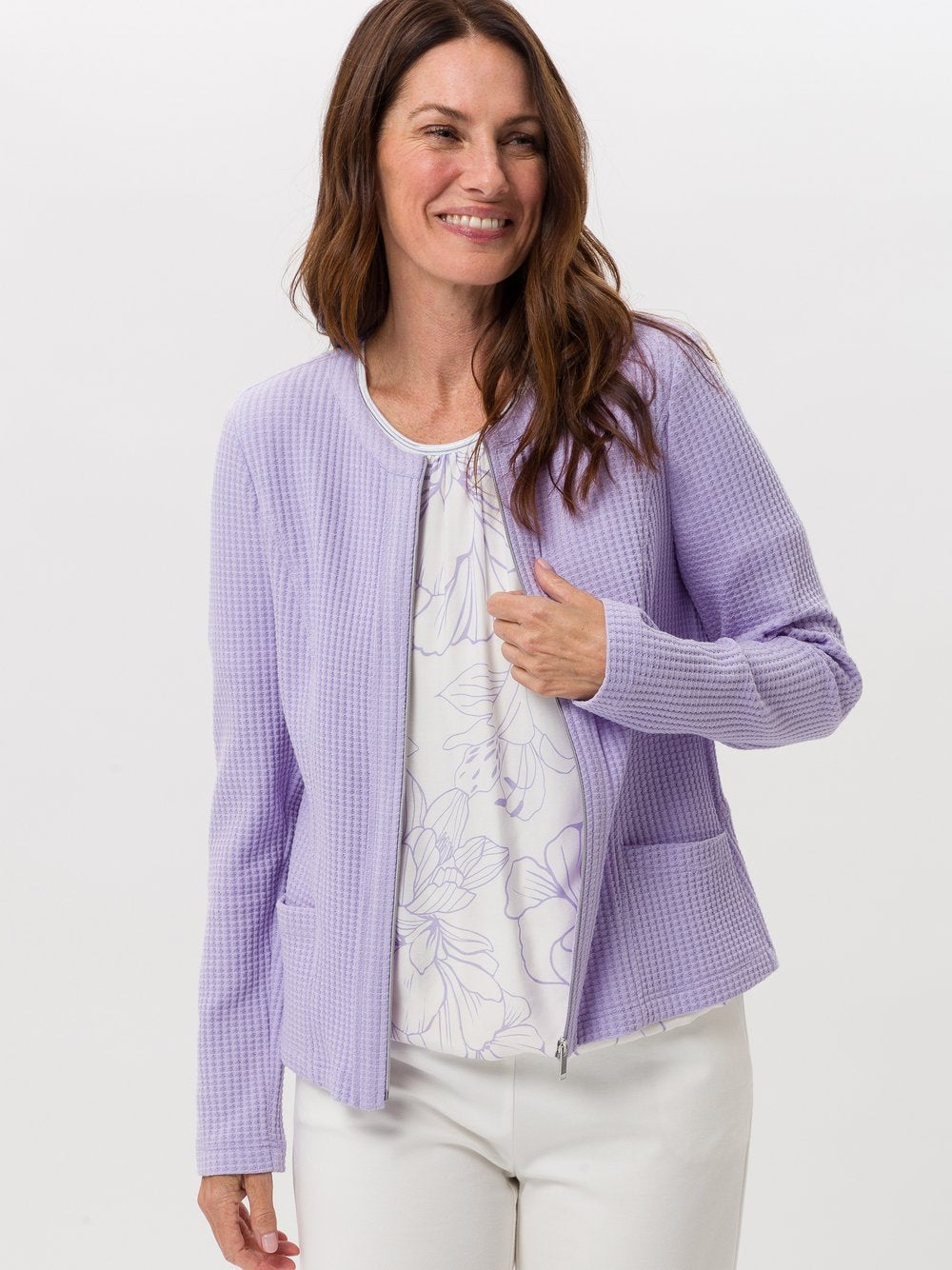 Frank Walder Blazerjacke Damen Baumwolle