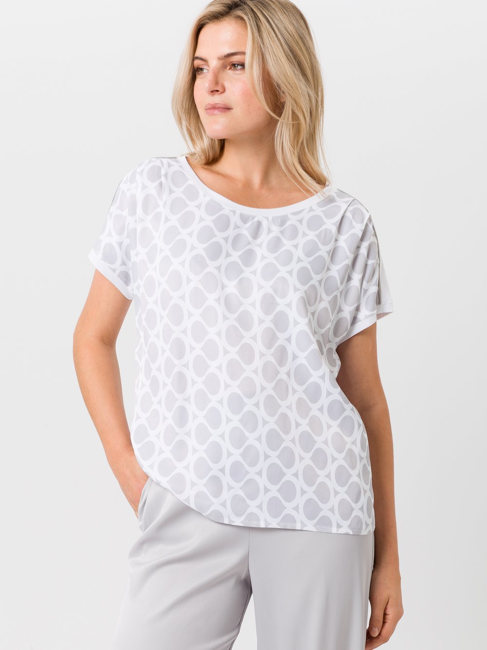 TUZZI Shirt Damen Viskose gemustert
