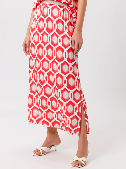 TUZZI Rock Damen Viskose gemustert