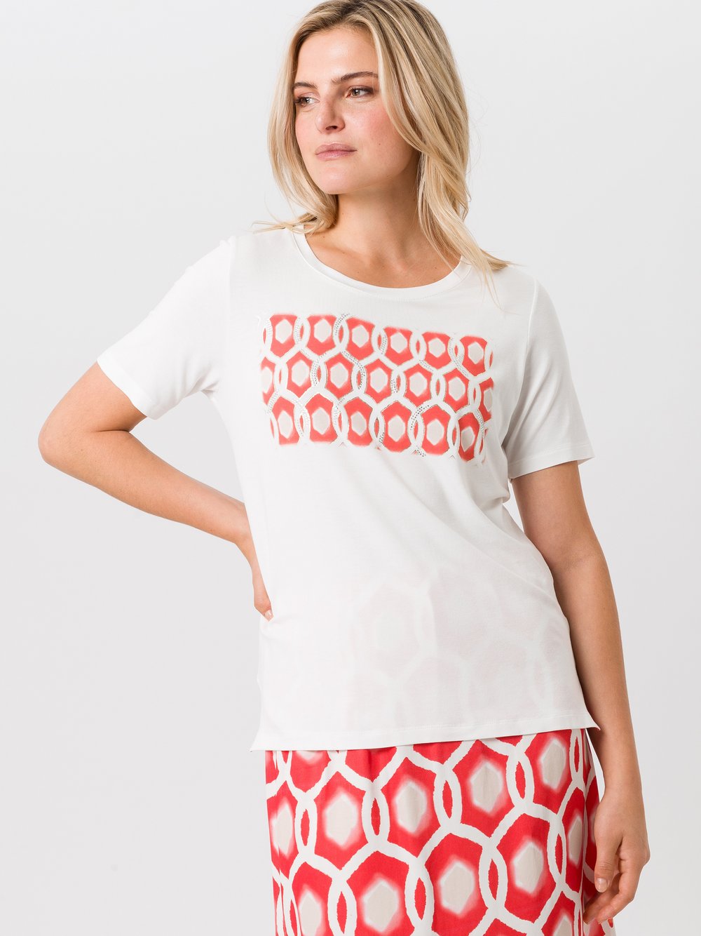 TUZZI Shirt Damen Viskose bedruckt