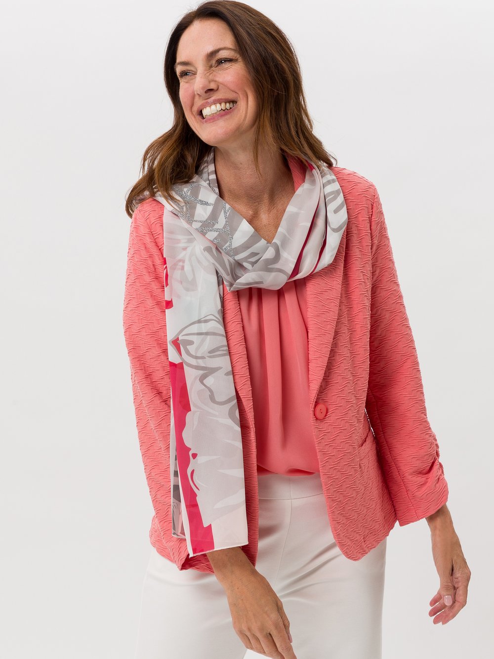 Frank Walder Tuch Damen gemustert