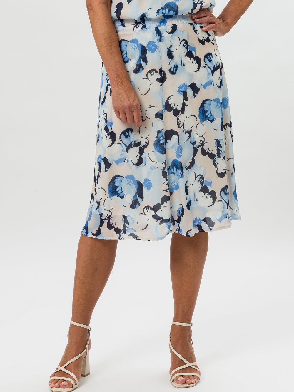 Frank Walder Rock Damen Viskose gemustert