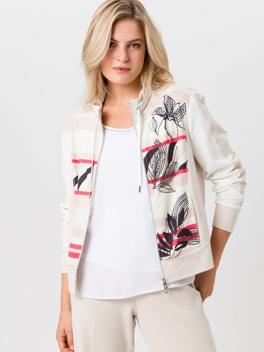 TUZZI Jacke Damen Baumwolle gemustert
