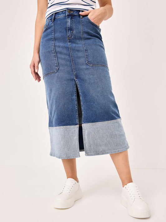 Paddock`s Jeansrock Damen Baumwolle