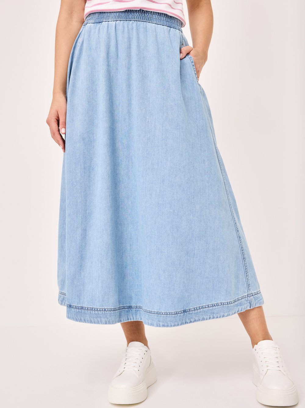 Paddock`s Jeansrock Damen Baumwolle