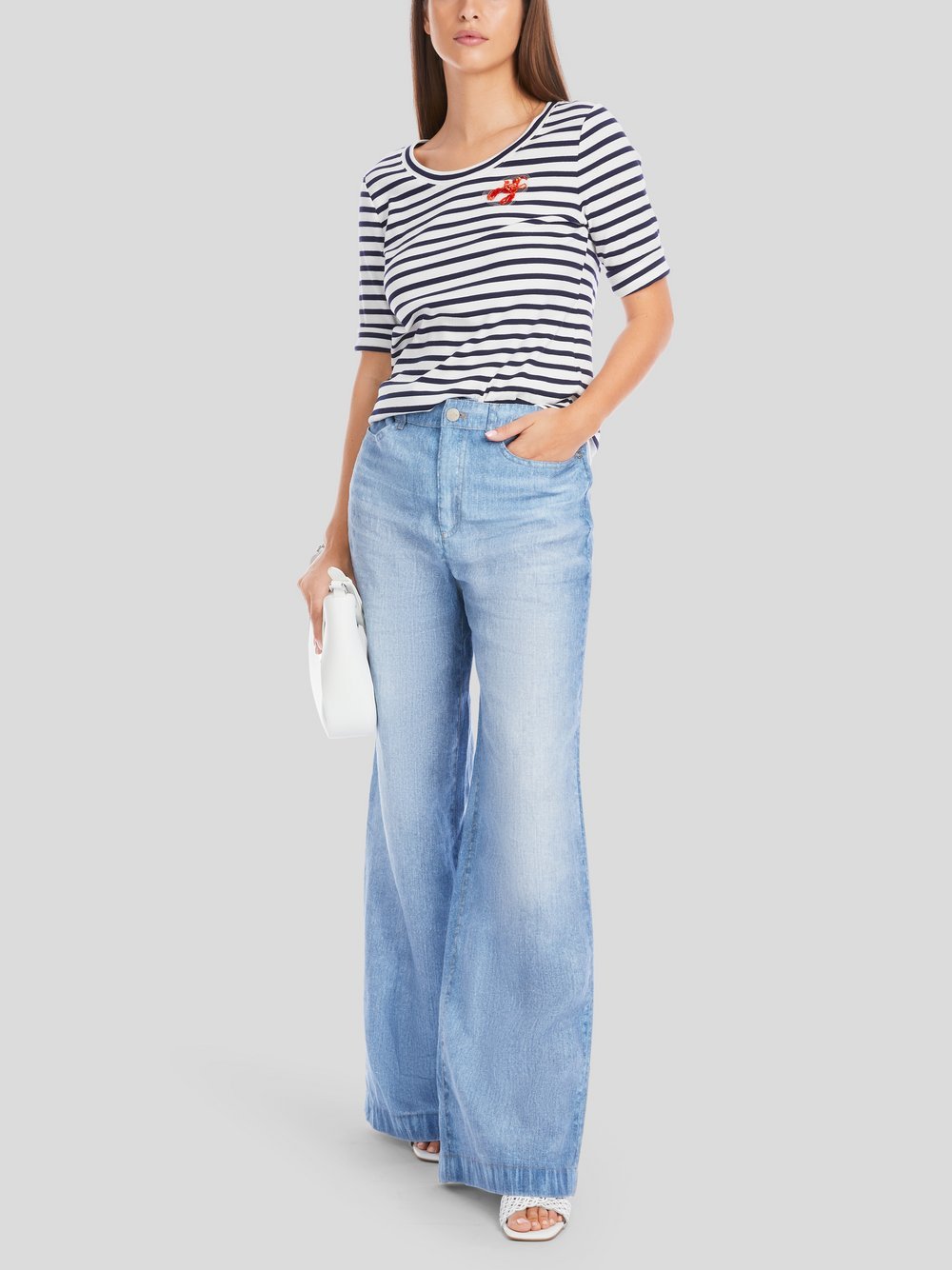 Marc Cain T-Shirt Damen Baumwolle gemustert