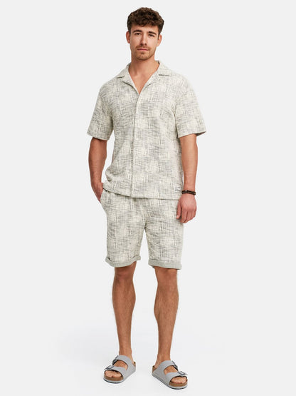 Indicode Shorts & Shirt Set Herren Baumwolle