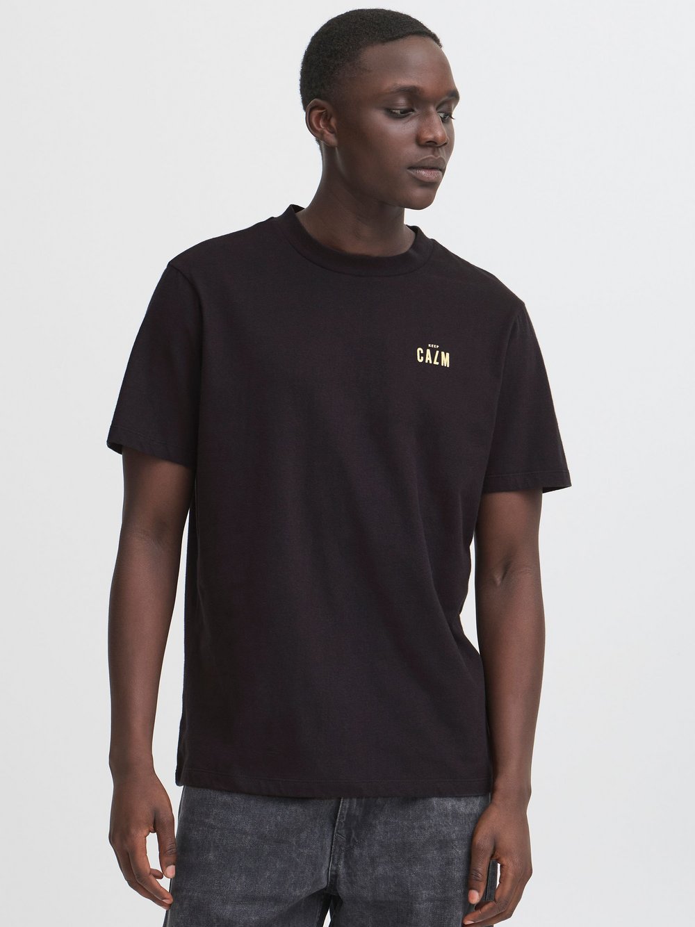 BLEND Rundhalsshirt Herren Baumwolle bedruckt