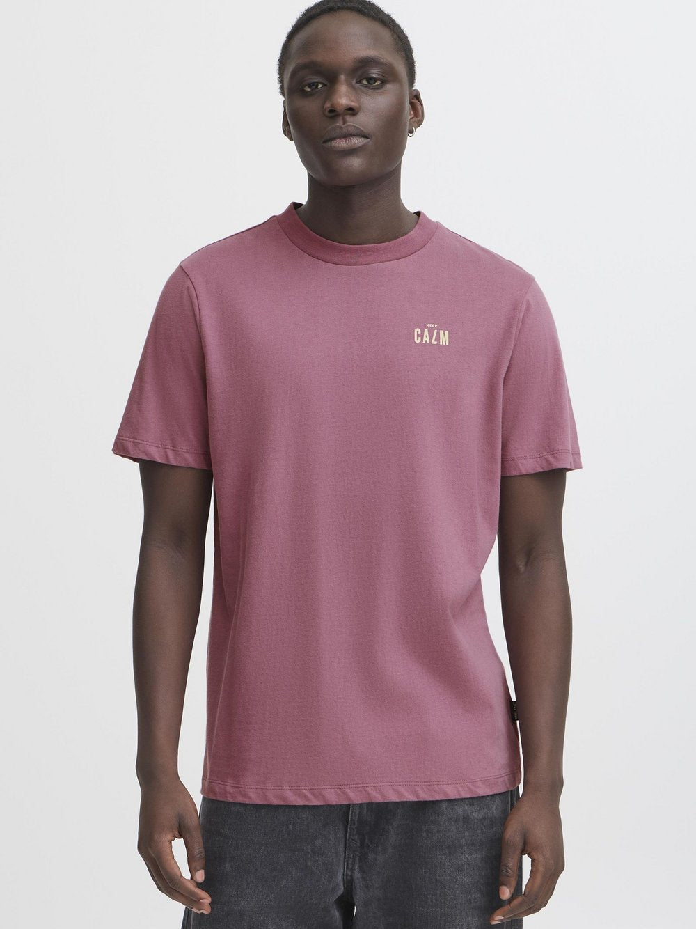 BLEND Rundhalsshirt Herren Baumwolle bedruckt