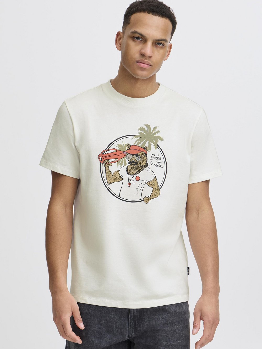 BLEND Rundhalsshirt Herren Baumwolle bedruckt