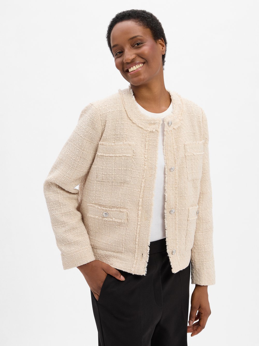 Betty Barclay Bouclé-Blazer Damen strukturiert