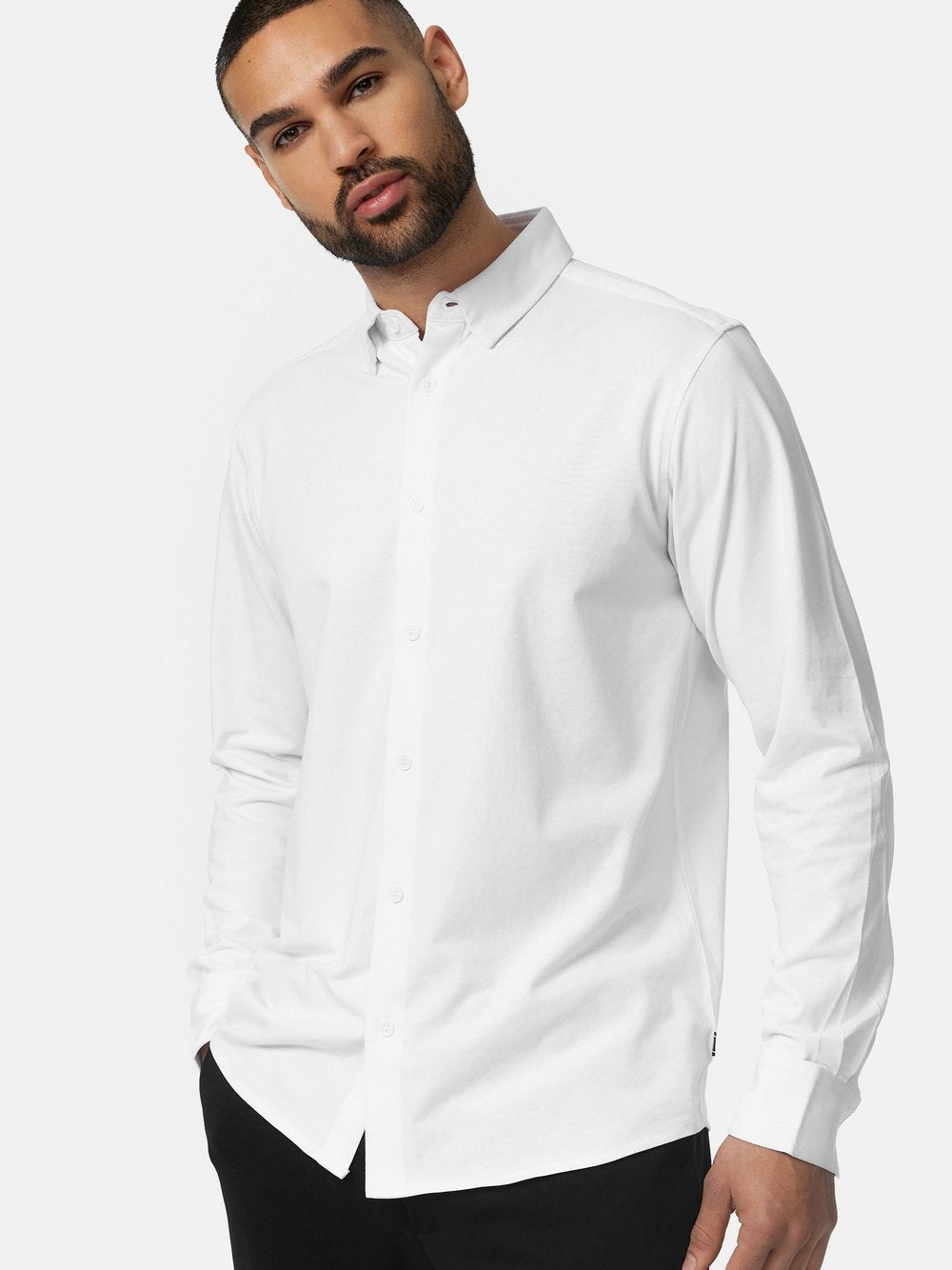 Jeff Hemd Langarm Herren Regular Fit Baumwolle