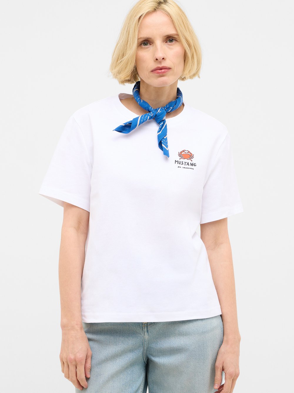 Mustang T-Shirt Damen Baumwolle bedruckt