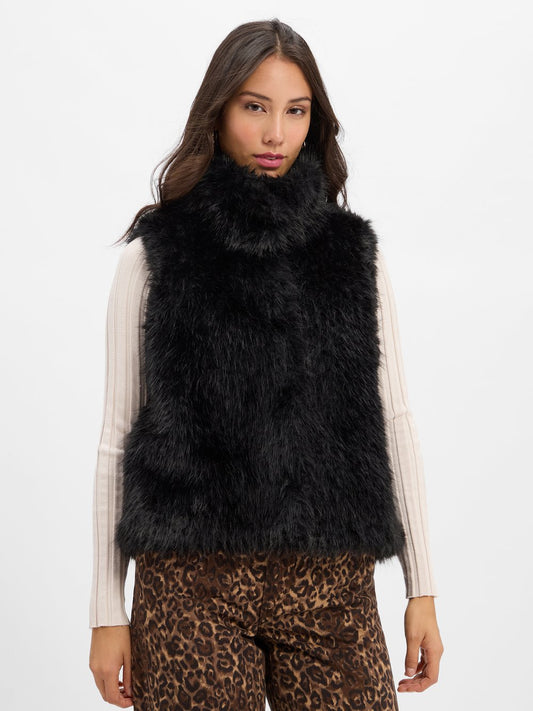 Amber & June Weste aus Kunstfell Damen