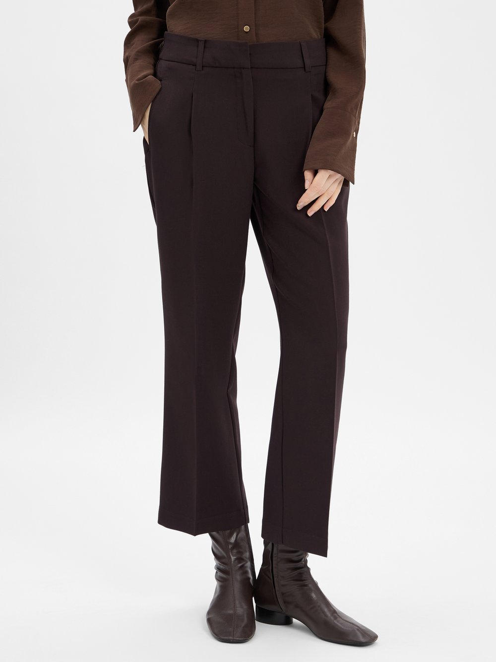 Opus Bundfaltenhose Damen