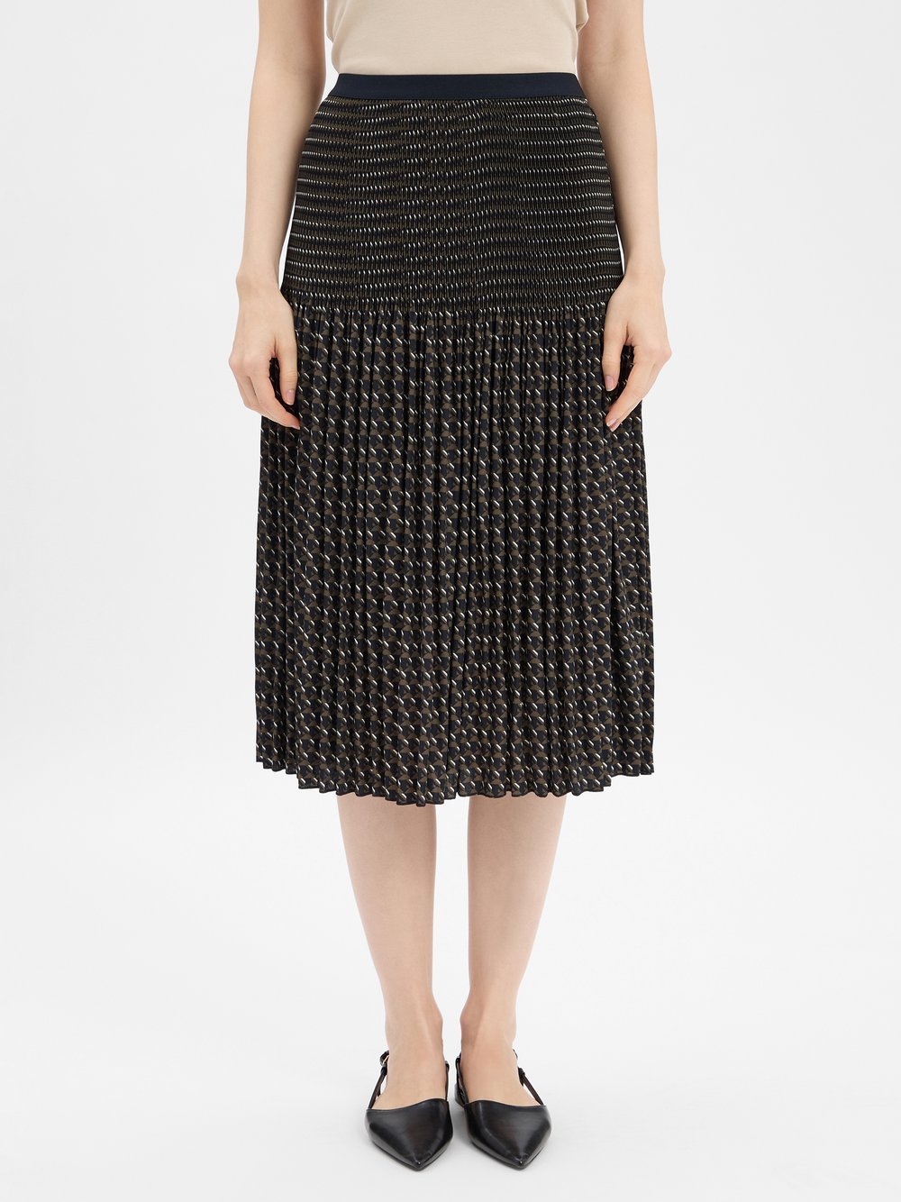 Opus Faltenrock Damen gemustert