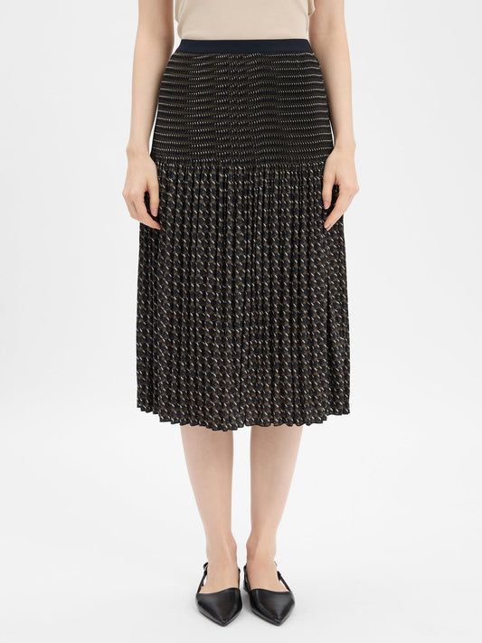 Opus Faltenrock Damen gemustert