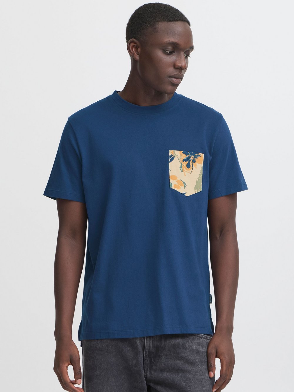 BLEND Rundhalsshirt Herren Baumwolle bedruckt