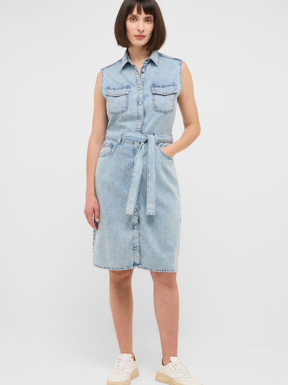 Mustang Kleid Damen Baumwolle