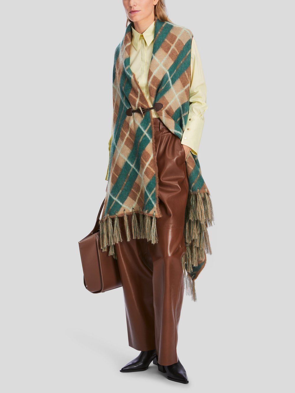 Marc Cain Cape Damen Schurwolle gemustert