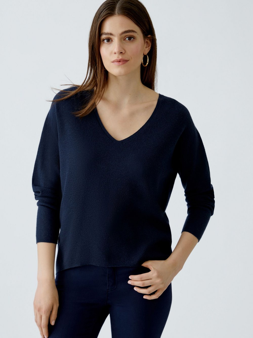 Oui Pullover Damen Viskose