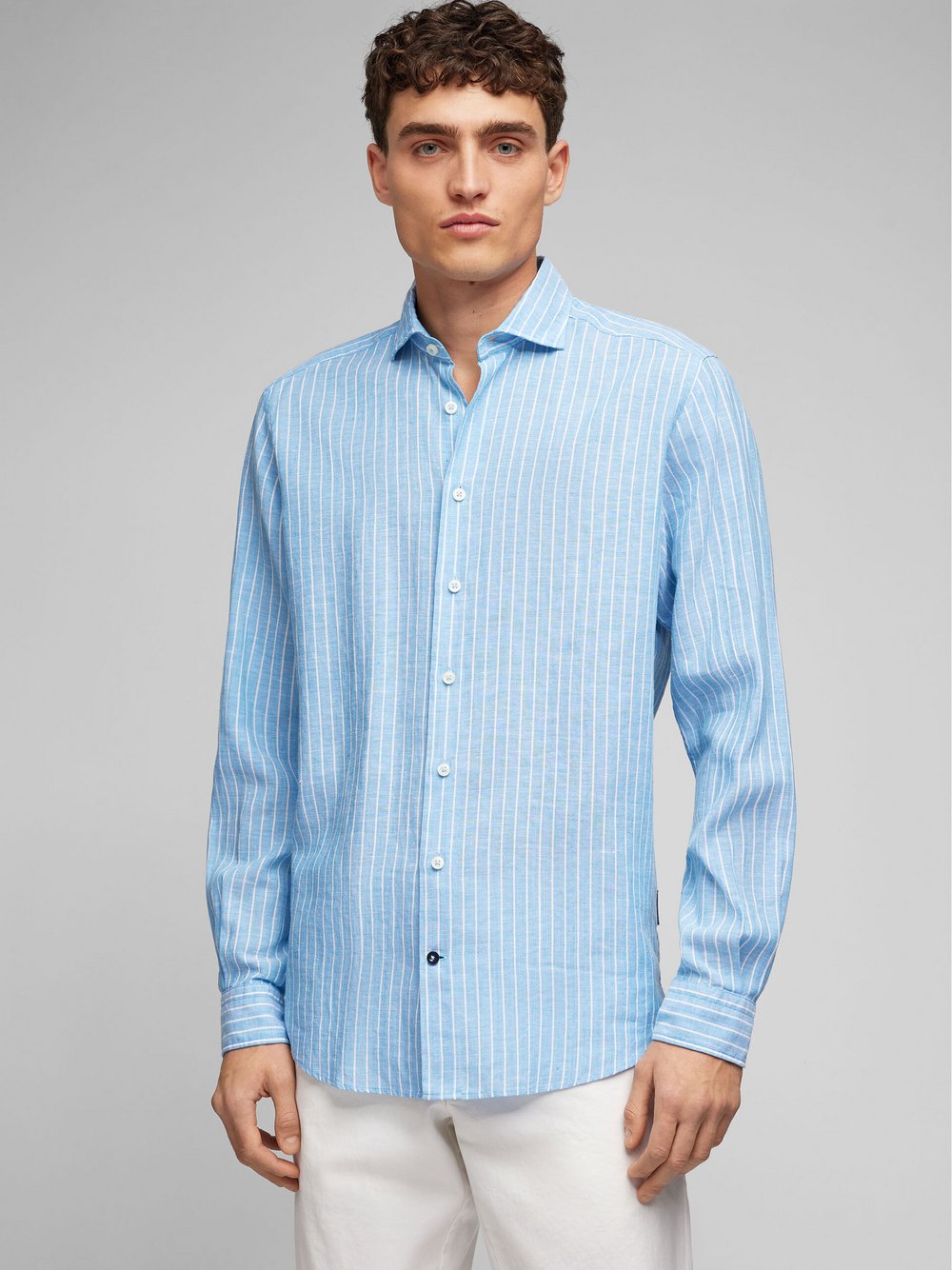 Daniel Hechter Hemd Herren Regular Fit Baumwolle gestreift