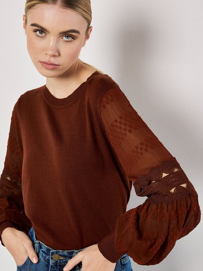 Apricot Pullover Damen Viskose
