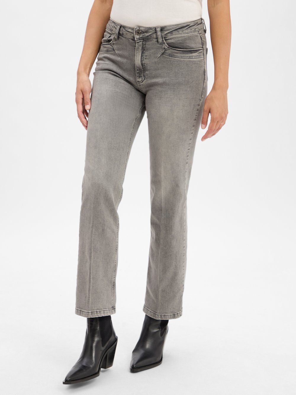 More & More Straight Fit Jeans Damen Baumwolle