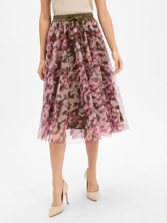 More & More Meshrock Damen gemustert