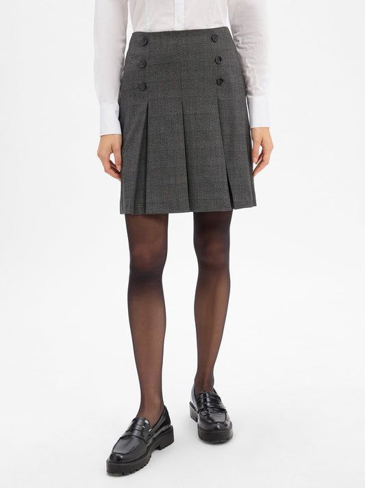 More & More Faltenrock Damen kariert